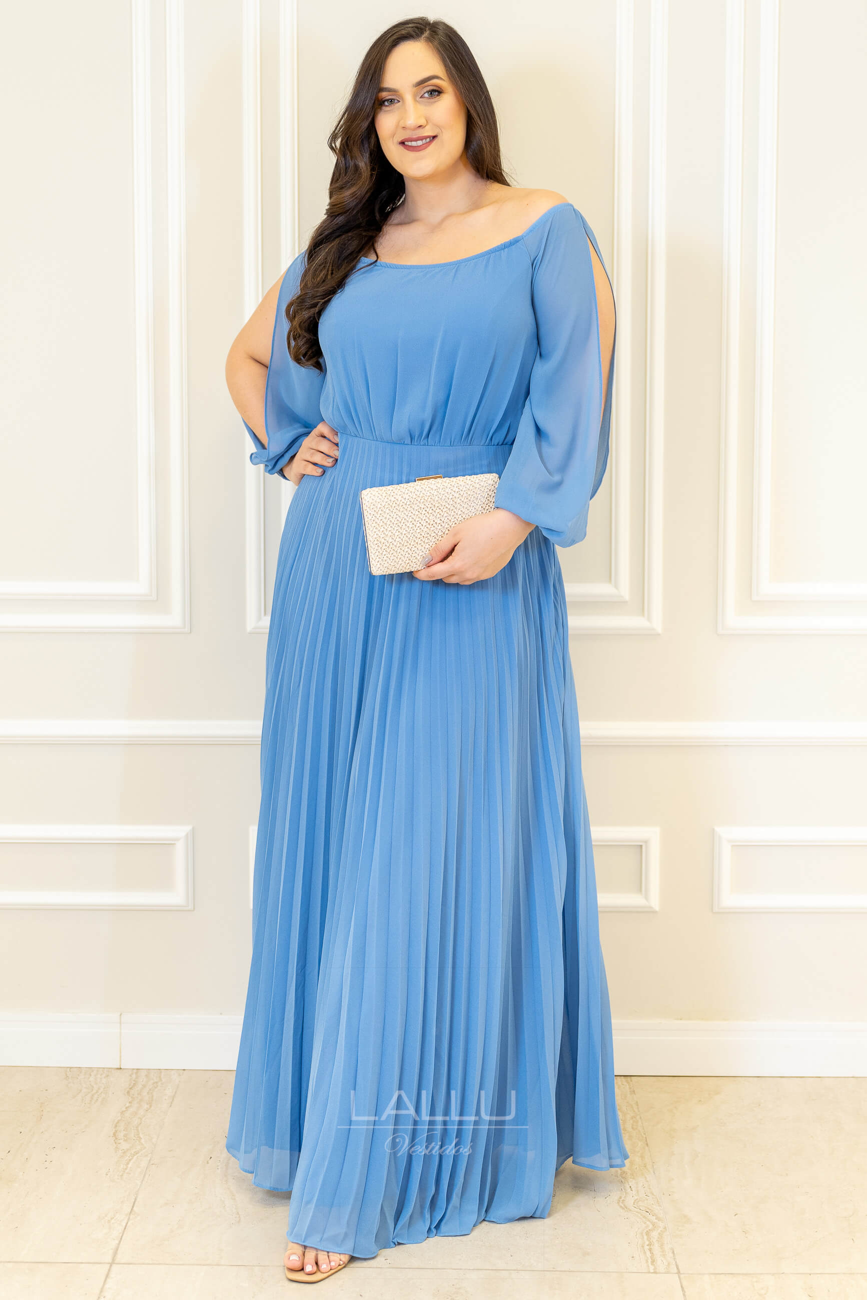 Plus Size Madrinhas De Vestido Azul Vestido Madrinha Azul Plus