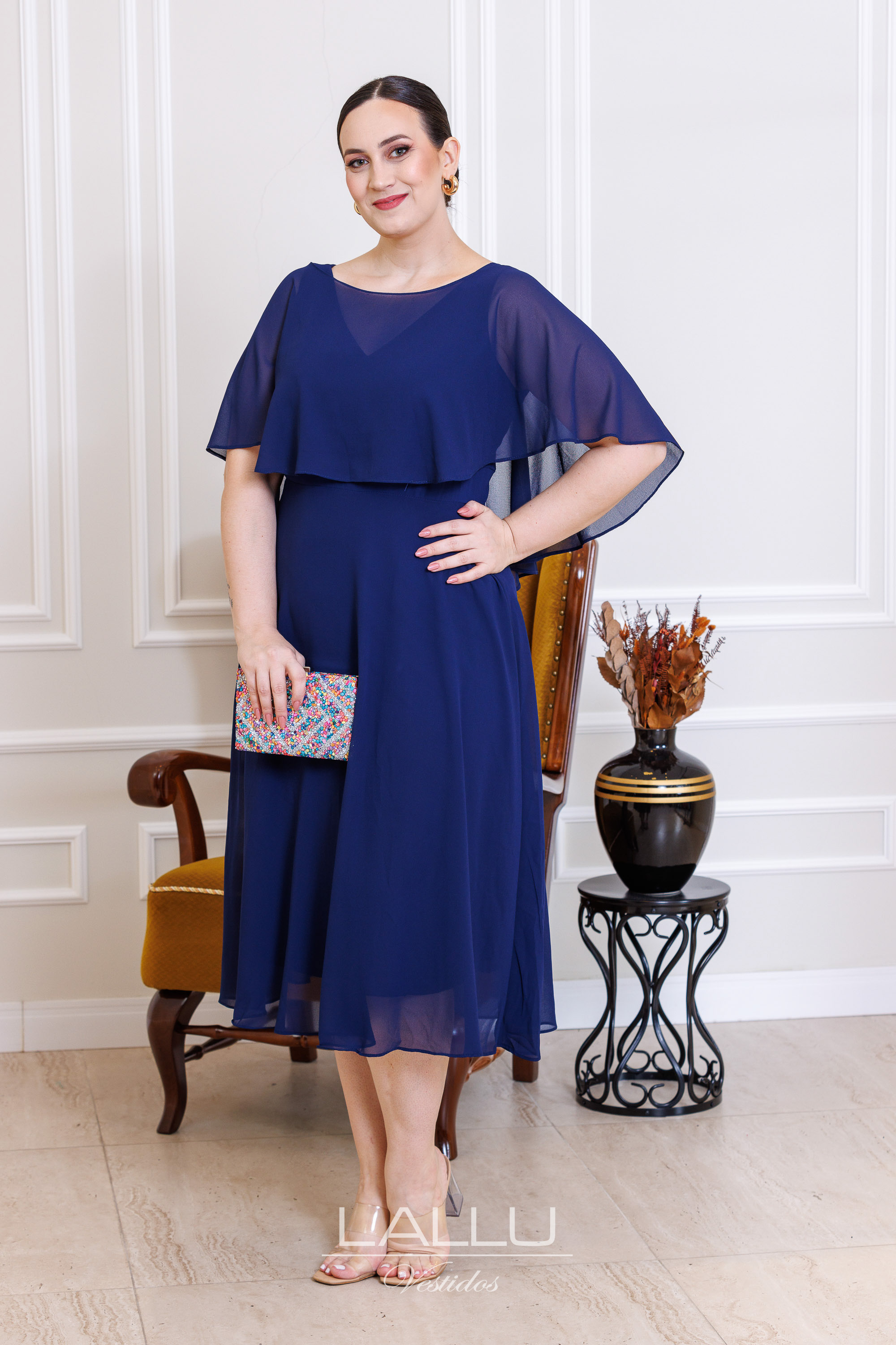 Casamento Vestido De Festa Midi Plus Size Vestido De Formatura